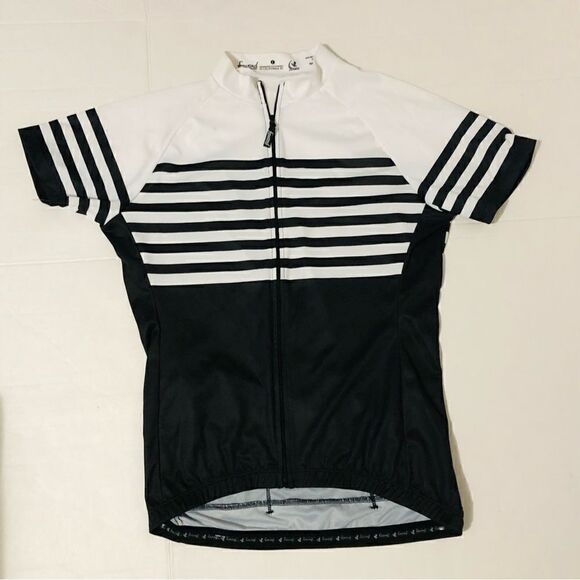 jlvein Tops - Forward X jLvein stripe Cycling shirt (L)